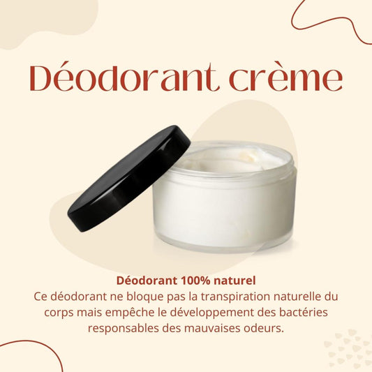 Déodorant crème bio 100% naturel